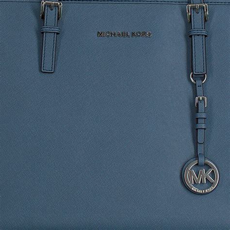 blauwe michael kors tas